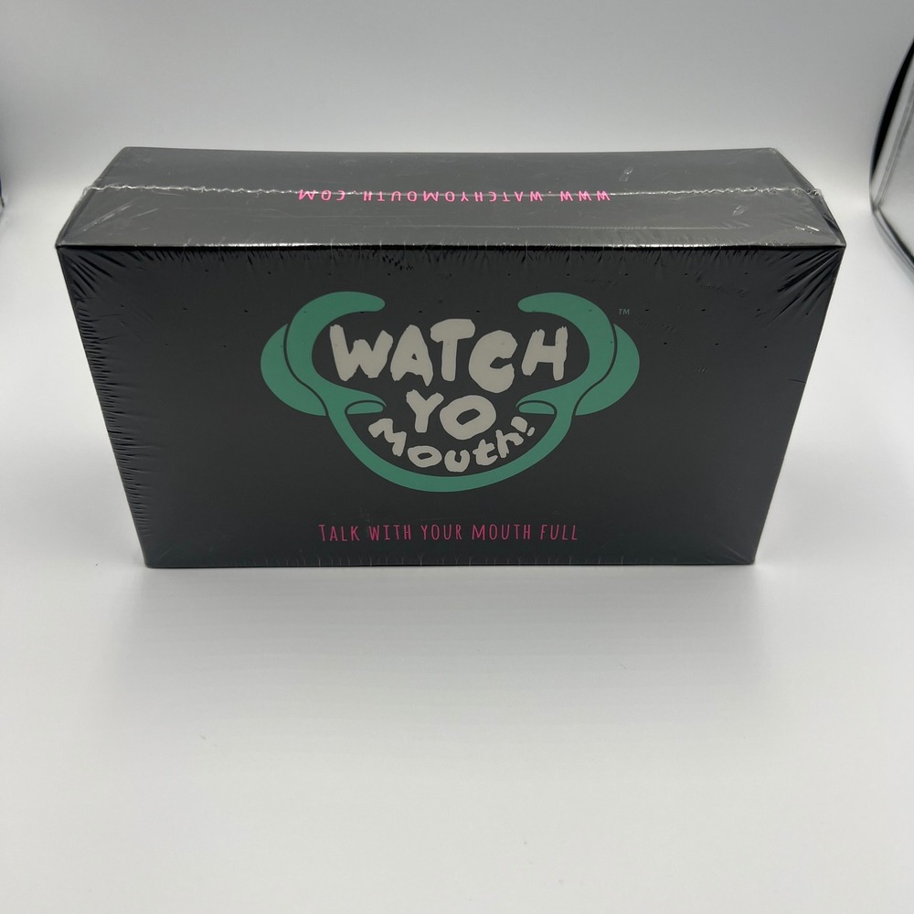 (New) Watch Yo Mouth! The Original Talk With Your Mouth Full Party Game Ages 17+
